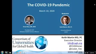 Webinar Update: The COVID-19 Pandemic