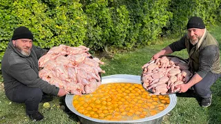 200 Eggs With Chicken Under Crispy Rice Baked In The Oven! I Love This Dish!