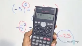 Calcular potencias utilizando una calculadora científica - parte 1