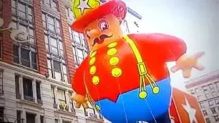 GIANT BALLOONS -HAROLD THE FIREMAN- MACY'S  PARADE -2015 -NEW YORK