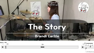 [드럼 연주] Brandi carlile - The story /악보공유/무료악보/드럼악보