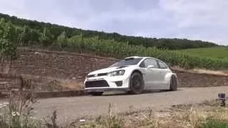 Ogier Tests WRC Germany 2014 | Day 1 [HD]