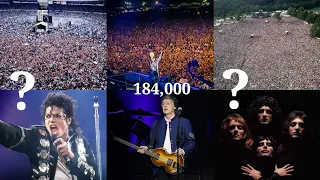 Top 15 Highest-Attended Concerts of All Time