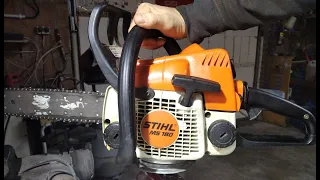 Stihl Ms 180, 2006r. Nie odpala. Zalewa świece. Przegląd  Diagnostyka.  Naprawa.