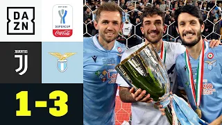 Alte Dame unterliegt dem "Angstgegner": Juventus - Lazio 1:3 | Supercoppa Italiana | DAZN Highlights