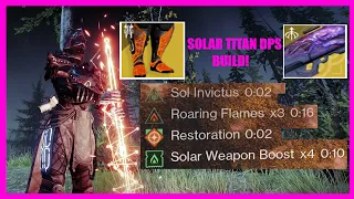 This Solar Titan build does a RESPECTABLE amount of damage! Destiny 2 build guide #destiny2