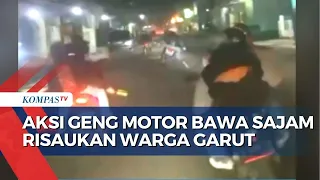 Akibat Aksi  Bawa Senjata Tajam, 17 Orang Geng Motor yang Risaukan Warga Garut Ditahan