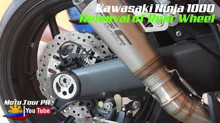 Kawasaki Ninja 1000 Rear Wheel Removal