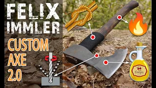 4 Tricks to Transform Your Budget AXE - Minimal tool modifications ! - Perfect axe for hiking trips