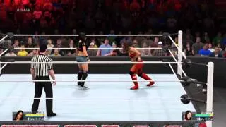 WWE 2K15 Brie Bella vs. AJ Lee