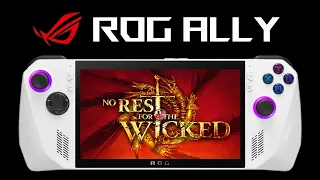 No Rest for the Wicked ROG ALLY | Handheld Gameplay