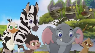The Lion Guard: Pretend! Hyena Attack! | Follow that Hippo! HD Clip