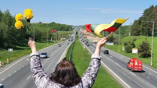 Tiesiogiai: Iš Kauno bei Klaipėdos pajudėjusi maršo dalyvių kolona juda link sostinės