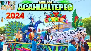 Santiago Acahualtepec: Grandioso Carnaval 2024 Domingo