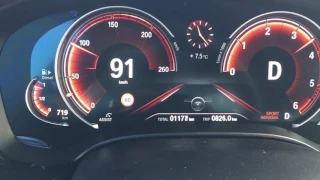 BMW 520D - 0-190 km/h