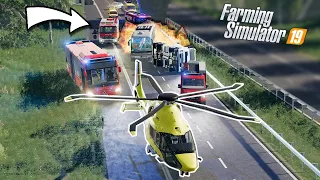 FS19 Emergency #55 - Incidente tra autobus e camion!