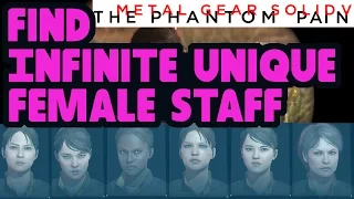 Metal Gear Solid V - Find Infinite Unique Female Staff