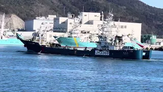 日吉丸、令和6年2月10日、宮城県石巻漁港にて撮影。