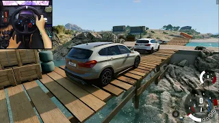 Realistic Driving BMW X1 (F48) Confoy Offroad | BeamNG.drive | Logitech G29 Gameplay