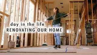renovating our home (day in the life) | XO, MaCenna Vlogs