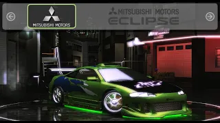 Как сделать Mitsubishi Eclipce Брайана из 1 форсажа в NFS Underground 2