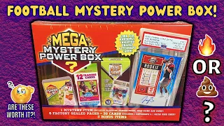 *WHAT ARE THESE?! 🤔 FOOTBALL MYSTERY POWER MEGA BOX REVIEW! 🏈