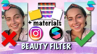 Spark AR Tutorial: Beauty Face Filter + 3D Eyelashes + Kira Kira + Deformation + Make Up + Materials