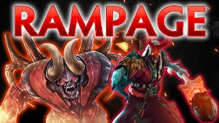 Most RARE & UNUSUAL RAMPAGES in Dota 2 - Vol. 3