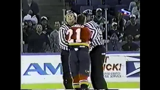 Ed Jovanovski vs Paul Kruse ; Tom Fitzgerald vs Bryan Berard