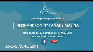 Fotoam-bavaka Herinandron'ny Fanahy Masina Alarobia 19 May 2021. FJKM Ambohitantely