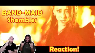 Musicians react to hearing BAND-MAID / Shambles (Official Music Video)!