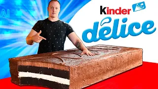 Giant 440-Pound Kinder Delice | How to Make The World’s Largest DIY Kinder Delice by VANZAI COOKING