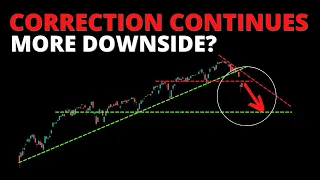 CORRECTION CONTINUES - More Downside? (SPY, QQQ, DIA, IWM, ARKK, BTC)