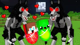 Mikey and JJ Joined The SCRATCH WEREWOLF Family in Minecraft ?!