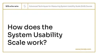 How does the System Usability Scale (SUS) works?