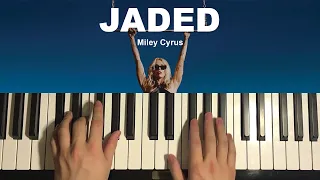 Miley Cyrus - Jaded (Piano Tutorial Lesson)