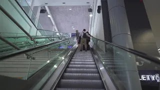 Poland, Szczecin Glowny train station, 2X KONE elevator, 1X escalator