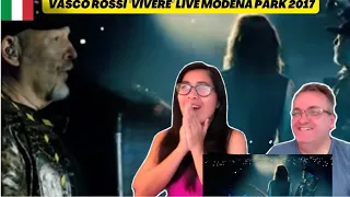 Vasco Rossi - "Vivere" - live Modena Park 2017 | 🇩🇰REACTION