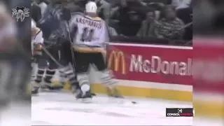 Darius Kasparaitis' hits as a Pittsburgh Penguin