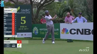 Sweet Swinging Louis Oosthuizen Golf Shot Highlights 2018 SMBC Singapore Open