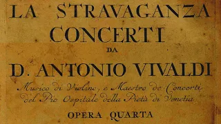 VIVALDI | La Stravaganza | Concerto RV 357 in A minor, Op. 4 No. 4 | Original print, 1716