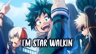 Nightcore - STAR WALKIN' (Lyrics) (sped up)