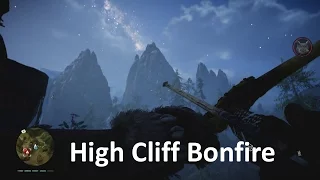 Far Cry Primal PS4 gameplay High Cliff Bonfire