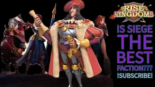 Is SIEGE THE BEST FACTION??? !SUBSCRIBE! Rise of Kingdoms #riseofkingdoms #rok