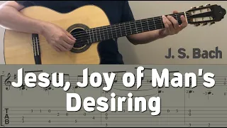 Jesu, Joy of Man's Desiring / J. S. Bach (Guitar) [Notation + TAB]