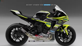 YAMAHA R1 2020 NEC livery Ride 4 editor