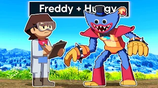 Combining HUGGY WUGGY And GLAMROCK FREDDY In GTA 5!