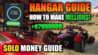 How to EFFICIENTLY Use The Hangar Business To Earn MILLIONS in GTA Online! (SOLO Money Guide)