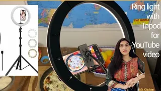 Cooking channel video shoot | Ring light with tripod review | Best tripod setup for cooking channel