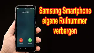 Samsung Android Handy Rufnummer unterdrücken einschalten & ausschalten
